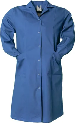 Produktbild von Planam Berufsmantel Baumwolle langarm, Damen Gr. 40 kornblau