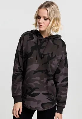 Image de Urban Classics Ladies Oversized Camo Hoody dark camo - XS