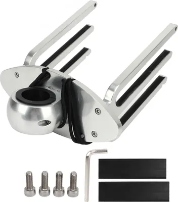 Obrázek produktu pro Wakeboard Tower Rack Nastavitelný úhel držáku wakeboardu Držák z leštěné hliníkové slitiny pro upínací trubku 1,89 palce 2,36 palce 2,48 palce