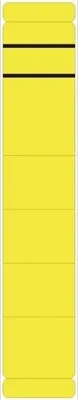 Produktbild von Ordnerrückenschilder 39x192mm selbstklebend gelb VE=10 Stück