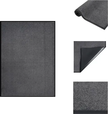 Obrázok produktu pre rohožka vidaXL 60x80 cm antracit - Rohožky