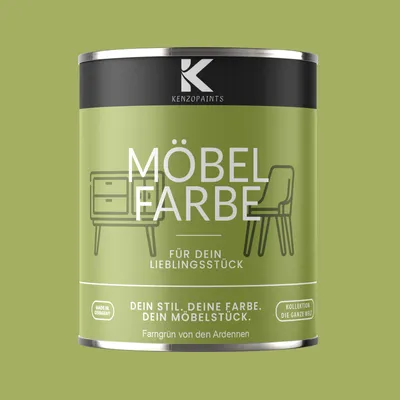 Produktbild von Kenzopaints 750ml Möbelfarbe Möbellack - Farngrün von den Adrennen