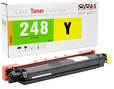 Produktbild von OBV Toner kompatibel mit Brother TN-248 Gelb XL - DCP-L3515cdw DCP-L3520cdw DCP-L3520cdwe