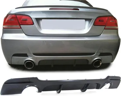 Produktbild von Heckdiffusor Performance Schwarz Glanz passend für 3er BMW E92 E93 335i 335d