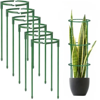 Produktbild von Famanu Pflanzenstütze Halbrund 12 Stück - 59 cm breit x 59 cm hoch