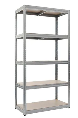Produktbild von HOME It® Stahlregal mit 5 Böden, max 1375 kg, 180×90×45cm