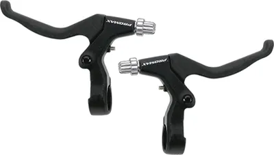Produktbild von Messingschlager Bremshebel 3-Finger, Paar, Promax, schwarz, V-Brake