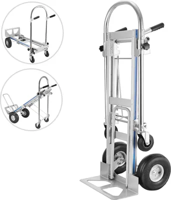 Zdjęcie produktu dla Składany wózek ręczny transportowy magazynowy 3w1 350 kg