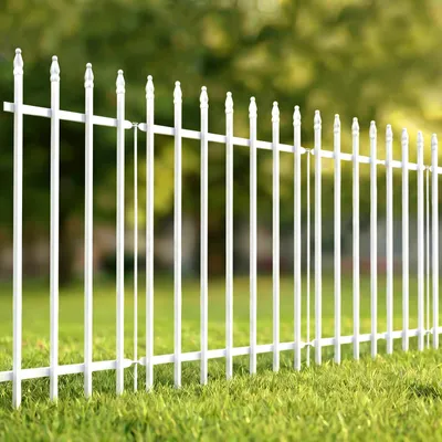 Productafbeelding van Metalen decoratieve tuinomheining 91 cm H x 71 cm B, 5 panelen