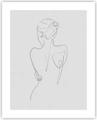 Produktbild von Poster - Poster ohne Rahmen - Körper Frau Zeichnung - 40x50 cm - Wand Bild - Wanddeko - Wandbilder - Kunstposter - Wandposter - Bilder - Kunstdruck - Wanddekoration - Wandbild - P2XPA40x50-4651