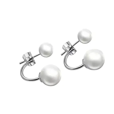 Produktbild von Ohrringe Ohrschmuck Perlen-Ohrstecker Perle