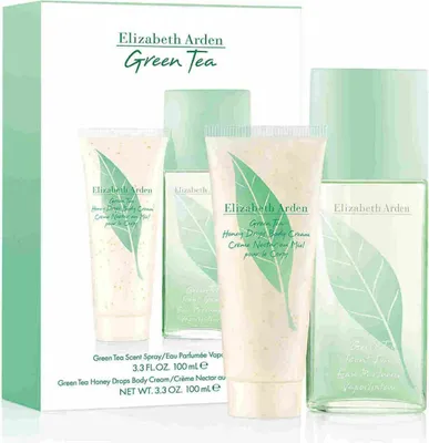 A gift set of Elizabeth Arden Green Tea products.