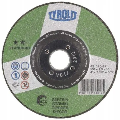 Obrázek produktu pro Tyrolit Řezný kotouč na beton a kámen 115x2,5mm