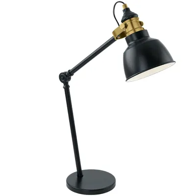 Produktbild von Eglo 49523 Thornford Tischleuchte E27 schwarz brüniert