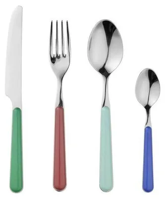 Immagine prodotto di Set di posate Broste Copenhagen Marstal, 8 pezzi – Colore blu Serenity