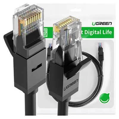 Immagine prodotto di Ugreen Nw102 Cavo di rete Ethernet Rj45, Cat.6, Utp, 15M (nero)
