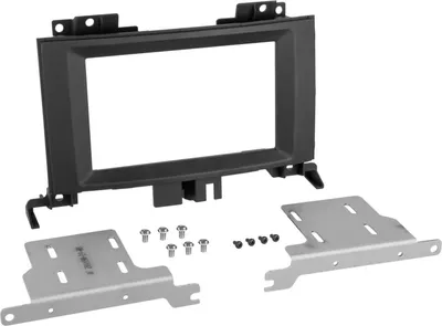 Obrázok produktu pre 2-DIN predná doska kompatibilná s Mercedes Sprinter (W906)/VW Crafter I