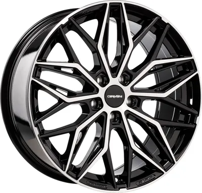 Obrázok produktu pre Carmani Wheel 26 Max 7 inchx17 inch ET40 5x120 black polish CA260717K540BP kompatibilný s BMW radu 1 radu 2 radu 3 radu X3 Z3 Z4