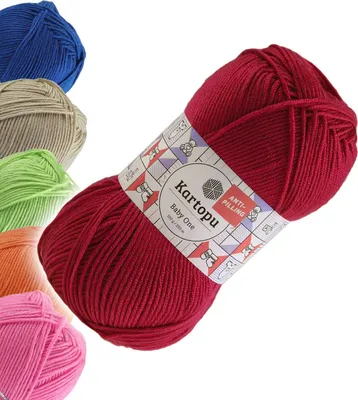 Produktbild von 100g Strickgarn Kartopu BABY ONE Antipilling Babywolle Babystrickgarn, 45 Farben