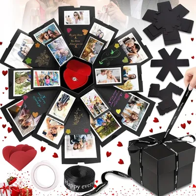 Produktbild von Fotodoos DIY Fotoalbum Geschenkbox mit Überraschung