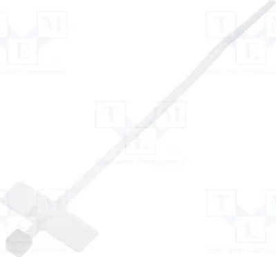 Productafbeelding van 100 kabelbinders met beschrijfbaar oppervlak, breedte: 2,5 mm, type MCV-100, lengte: 100 mm