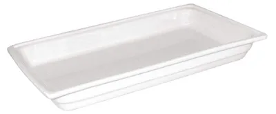 Gastronorm-Schale 1/1, Porzellan, 540x330x65 mm, weiß