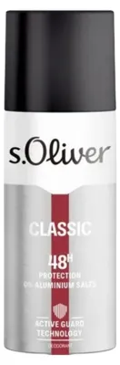 Produktbild von S. Oliver Classic Feuchtigkeitsspendend 48H Deodorant Spray Für Männer 150 ml