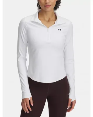 Zdjęcie produktu dla Under Armour Motion Half Zip Sweatshirt White S Woman White S
