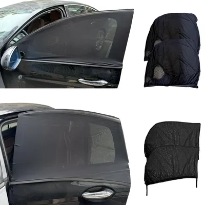 Image de Lot de 4 protections solaires extensibles pour les vitres de voiture