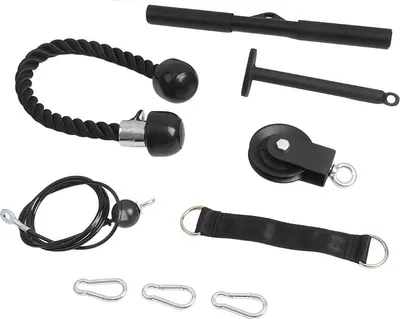 Obrázok produktu pre DIY Lift Pulley System Cable System Machine Domáce fitness vybavenie pre tréning Biceps Triceps Ramená a chrbát