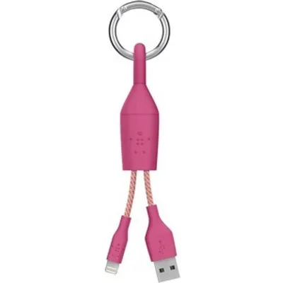 Produktbild von BELKIN Fashion Charging Lightning USB Schlüsselanhänger Ladekabel Apple iPhone F8J173BT06INPNK