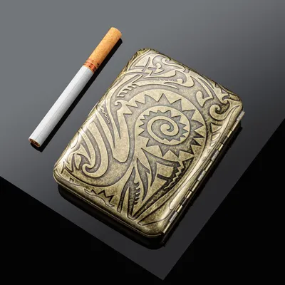 Productafbeelding van Retro Sigarettencase voor 16 Sigaretten