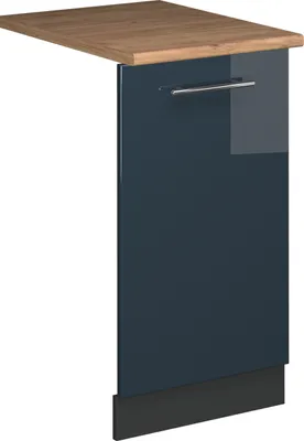 Obrázok produktu pre Predný panel umývačky riadu Vicco Fame-Line Tmavo modrá vysoký lesk 45 cm , AP Oak, Model 54591
