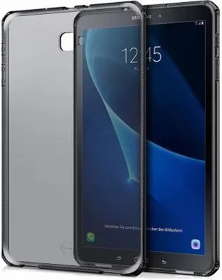 Immagine prodotto di Itskins, custodia protettiva per Samsung Galaxy Tab A 10.1 2016, semirigida, Spectrum, nero trasparente