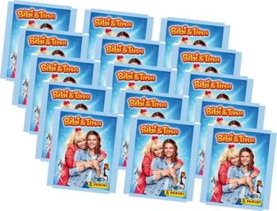 Produktbild von Panini Bibi & Tina Sticker - 15 Tüten - Bibi und Tina Sammelsticker