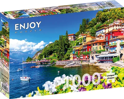 Zdjęcie produktu dla Puzzle 1000 elementów Enjoy – Jezioro Como, Włochy