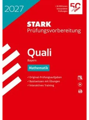 Immagine prodotto di STARK Mathematik 9. Klasse - Quali Mittelschule 2027 Bayern - Prüfungsvorbereitung