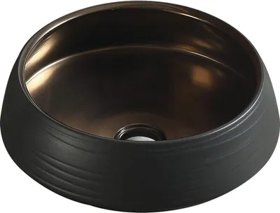 Image de Lavabo MEXEN ARIANA noir/or 43 cm