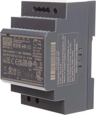 Produktbild von Industrie-Netzteil - 1 Ausgang - Hutschienenmontage - 60 W - 12 V - 4.5 A