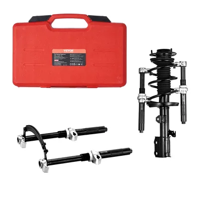Produktbild von VEVOR Federspanner Satz 280 mm Max. Kompressionshub Universal Federbein Werkzeug 1200kg Tragfähigkeit federbeinspanner 220–310mm KFZ Auto Profi Feder Spanner Stoßdämpfer Werkzeug