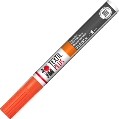 Obrázok produktu pre Textilný popisovač Marabu "Textile Painter Plus", oranžový