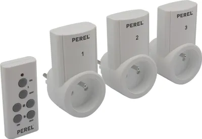 Produktbild von Perel Funkfernbedienungs-Steckdosen-Set