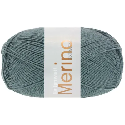 Produktbild von Lana Grossa MEILENWEIT 100 g Merino Extrafine weiche Merino-Sockenwolle 420 m Farbe 2431 - Blaugrau