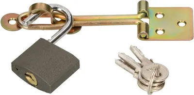 Obrázok produktu pre KOTARBAU® 80 mm wire padlock with padlock callus Galvanised Door hardware Padlock padlock padlock padlock padlock Uni.