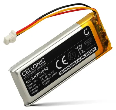 Image de CELLONIC 1x Batterie pour Casque micro Compatible avec Sena SRL2, XK701953 - (700mAh , 3.7V)