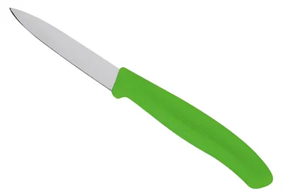 Produktbild von VICTORINOX Gemüsemesser Swiss Classic silber, grün, Klinge: 8,0 cm