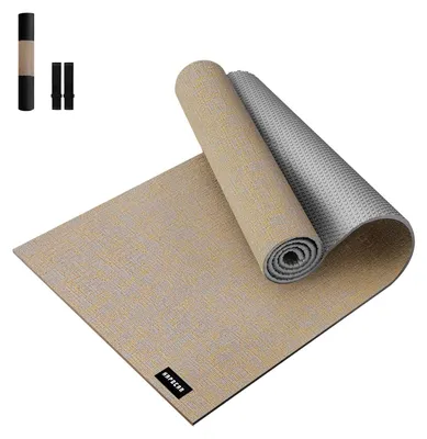 Obrázok produktu pre Jutová podložka na jogu, 213x76 cm, odolná a protišmyková