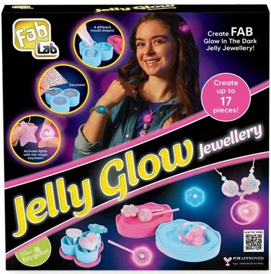 Produktbild von Kreatives Bastelset für Schmuck mit Jelly Glow Effekt zum Selbermachen