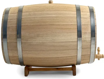 Image de Tonneau en chêne avec foyer 30 litres