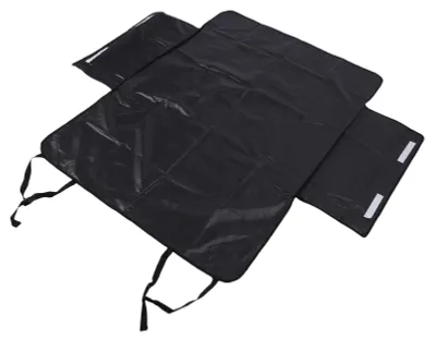Image de Tapis de coffre pour SUV destiné aux chiens - Housse de coffre pour animaux de compagnie - Tapis de siège pour chien - Protection de coffre pour véhicules - Lavable - Simple épaisseur